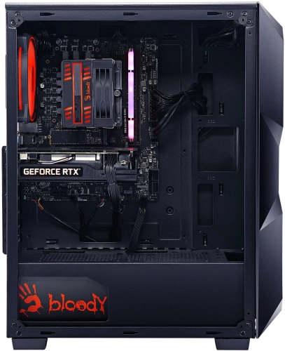 Компьютер Bloody BD-PC RB55C1 MT Ryzen 5 5600X (3.7) 32Gb SSD1Tb RTX4060 8Gb Windows 11 Home GbitEth 500W черный (RUS) (2107186) фото 18
