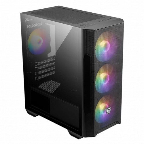 Корпус MSI MAG FORGE M100R Mini-Tower, MATX, 1xUSB 3.0, 2xUSB 2.0, 4x120mm ARGB Fan, ARGB Control Board, Tempered Glass Window, Brown Box (932220) (306-7G20R21-809 / 306-7G20R26-HH9) фото 2