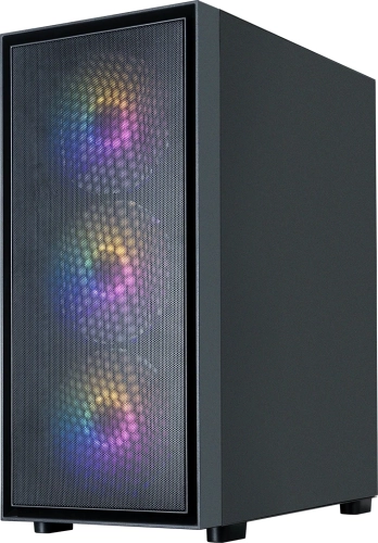 корпус ZALMAN S6, ATX, BLACK, WINDOW, 2xCombo (3.5 or 2.5), 1x2.5, 1xUSB Type C, 1xUSB3.0, 1xUSB2.0, FRONT 3x140mm FRGB, REAR 1x120mm FRGB (S6 BLACK) фото 3
