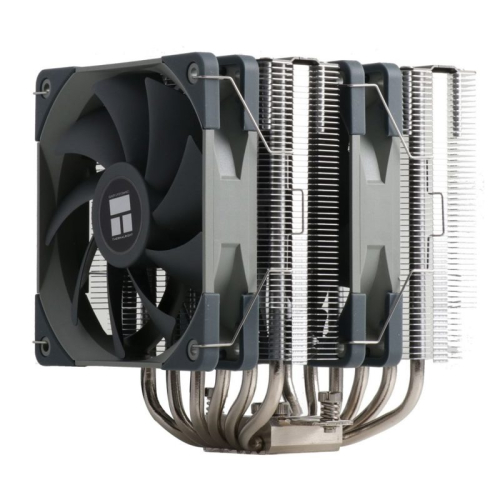 Кулер для процессора/ Thermalright Peerless Assassin 120 (4-pin PWM, 157mm, Ni/CU, 6x6mm, 2x120mm, 66.17CFM, 25.6dBA, 1500RPM, S: 1700, 1200, 115X, AM5, AM4) (PA120)