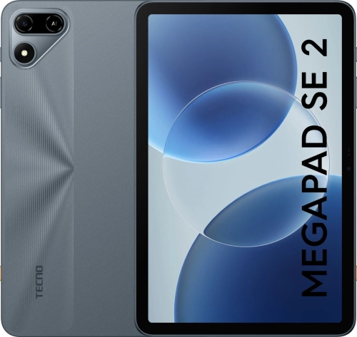 Планшет Tecno MegaPad SE 2 T1002 MT8786 (2.0) 8C RAM4Gb ROM128Gb 9.65 IPS 2048x1280 4G Android 16 серый 8Mpix 8Mpix BT WiFi microSD 2Tb 7000mAh 147hr (T1002 128+4 DEEP GRAY)
