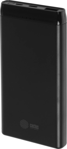 Мобильный аккумулятор Cactus CS-PBFSFT-10000 10000mAh 10.5W 2.1A 2xUSB-A черный
