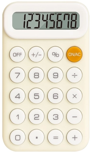 Калькулятор карманный Deli EM10 желтый 8-разр. (EM10 YELLOW)