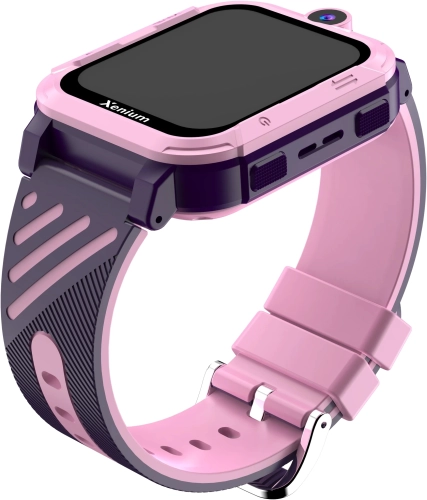 Смарт-часы Xenium W600 1.83 AMOLED корп.розовый рем.фиолетовый (CTW600PK/00) фото 8