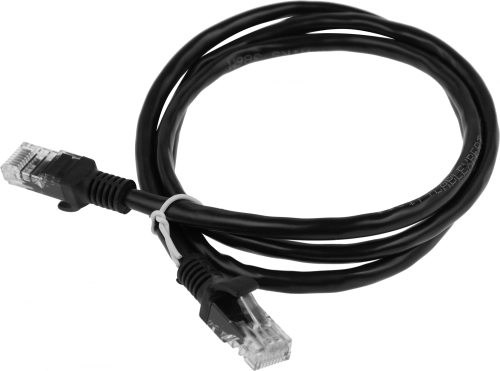 Патч-корд Premier PP6U-1M/ BK 10000Гбит/ с UTP 4 пары cat6 CCA molded 1м черный RJ-45 (m)-RJ-45 (m) (PP6U-1M/BK)