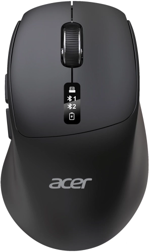 Мышь Acer OMR503 черный оптическая 3200dpi silent беспров. BT/Radio USB 4but (ZL.MCE11.01B)