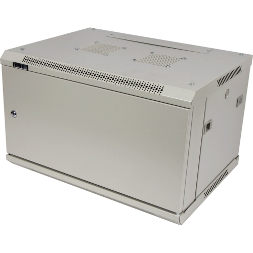 Шкаф настенный Pro 9U 600x800 металлическая дверь, I (TWT-CBWPM-9U-6X8-GY)
