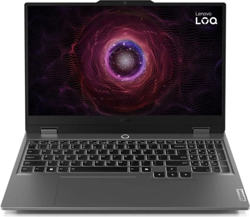 Ноутбук Lenovo LOQ 15ARP9 Ryzen 5 7235HS 16Gb SSD512Gb NVIDIA GeForce RTX 3050 6Gb 15.6 IPS FHD (1920x1080) без ОС grey WiFi BT Cam (83JC0057PS)