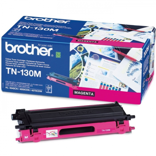 Картридж Brother TN-130M пурпурный 1500 страниц для HL-4040CN/ 4050CDN, DCP-9040CN, MFC-9440CN (TN130M)