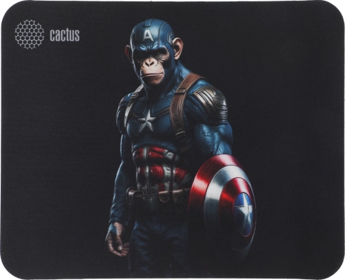 Коврик для мыши Cactus Captain America рисунок 250x200x3мм (CS-MP-D08S)