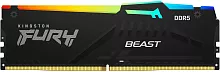 Память оперативная/ Kingston 16GB 5600MT/s DDR5 CL40 DIMM FURY Beast RGB XMP (KF556C40BBA-16)