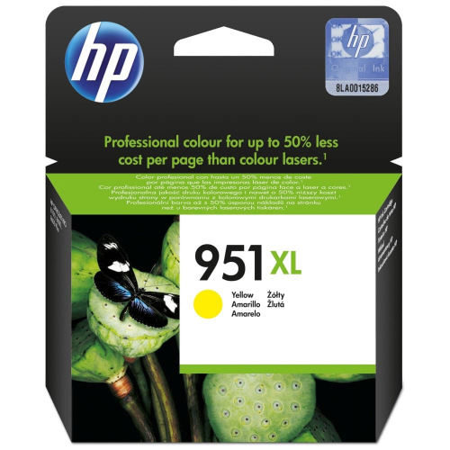 Картридж HP 951XL увеличенной емкости желтый / 1500 страниц (CN048AE)
