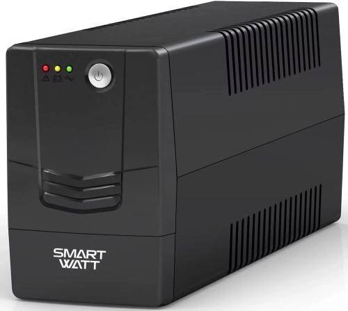 Источник бесперебойного питания Smartwatt UNI 1050E 600Вт 1050ВА черный (3703020390009)