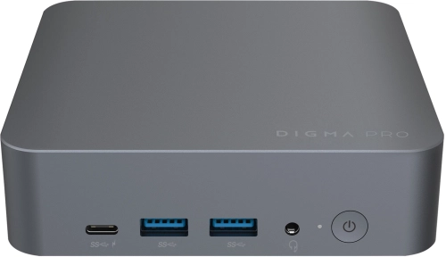 Неттоп Digma Pro Minimax X1 i5 12450H (2) 8Gb SSD256Gb UHDG Windows 11 Pro GbitEth WiFi BT 100W серый (DPP5-8CXW03)