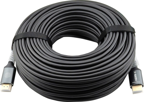 Кабель аудио-видео Cactus CS-HDMI-AOC-2-70 HDMI (m)/HDMI (m) 70м. позолоч.конт. черный