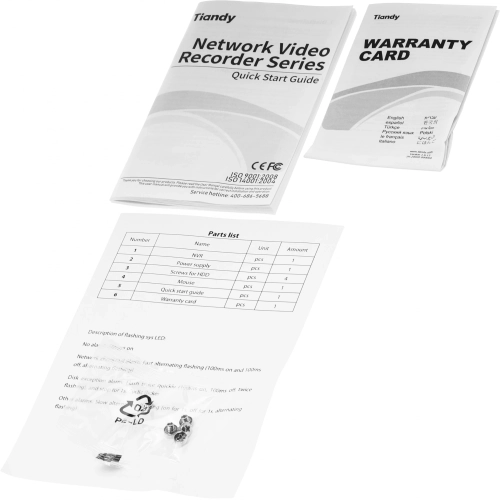 Видеорегистратор наблюдения Tiandy TC-R3105 I/ B/ L/ Eu/ V1.1 (TC-R3105 I/B/L/EU/V1.1) фото 8