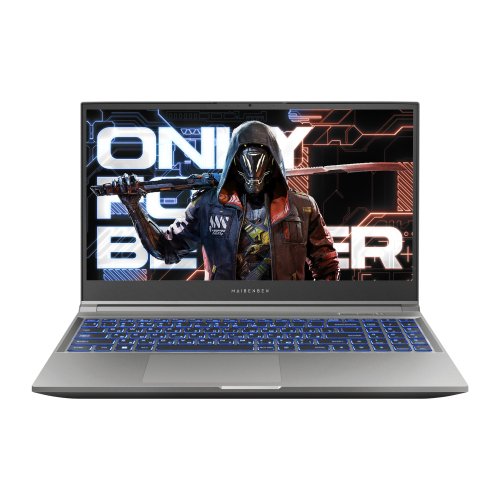 Ноутбук Maibenben X15A-R77435 15.6 FHD IPS, AMD R7-7435H, 16Gb, 512Gb SSD, NVidia RTX3050 4Gb, Linux, серый (X15A-R77435FFSLGRE0)