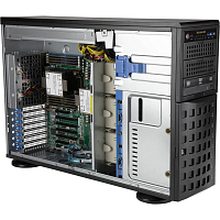 Серверная платформа в сборе/ SYS-740P-TR (bundle2): 4U, 2x LGA-4189, 16x DDR4 up to 4TB, 8 x 3.5" hs SATA/SAS , 1 x M.2 NVME, 6x PCIe, 2 x 1GbE, CSE-PT26L-B, 2x 1200W Power