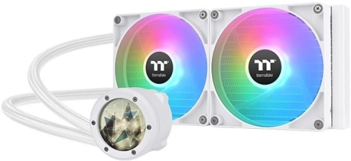 Система водяного охлаждения Thermaltake TH280 V2 Ultra Snow ARGB Soc-AM5/ AM4/ 1151/ 1200/ 1700 белый 4-pin 34.7dB Al+Cu LCD Ret (CL-W406-PL14SW-A)