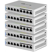 Комплект коммутаторов Ubiquiti UniFi 8-60W 5-pack (US-8-60W-5)