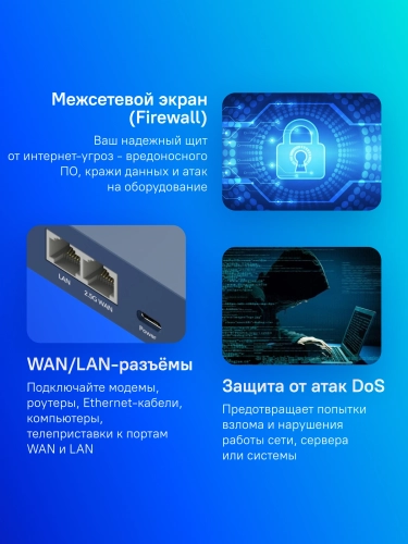 Маршрутизатор/ AX3000 2.5G Wi-Fi 6 Router with USB (TR3000) фото 3