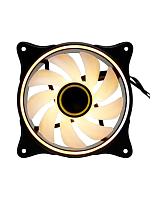 Кулер для ПК/ Case Cooler HSPD FN027R Black (120x120x25mm, 4-pin PWM, ARGB, 48.6CFM, 30.1dBA, 1500RPM, Black) (FN027R-120BK-ARGB)