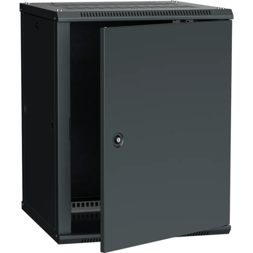 ITK Шкаф LINEA W 15U 600x600 мм дверь металл, RAL9005 (LWR5-15U66-MF)
