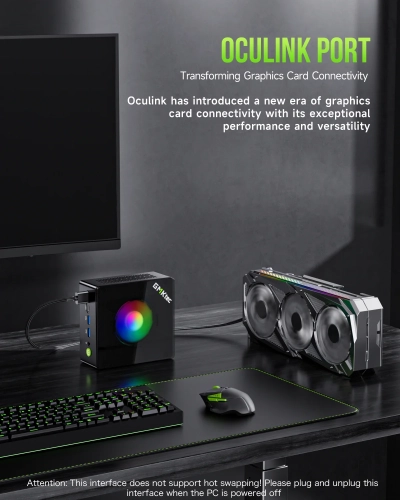 Мини ПК GMK Technology NucBox K11/8945HS/32GB+1TB (AMD R9 8945HS) 32GB+1TB, Win 11 Pro фото 9