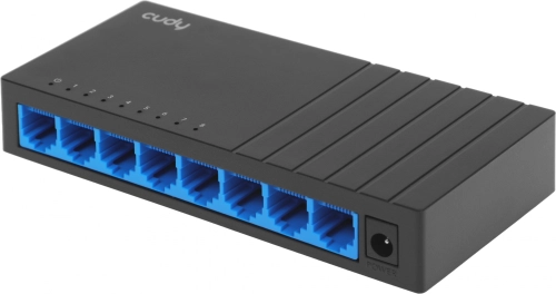 Коммутатор 8-Port Gigabit Desktop Switch (GS108D) Коммутатор/ 8-Port Gigabit Desktop Switch, 8 10/100/1000M RJ45 Ports, IGMP Snooping, Loop Detection/Prevention, 802.1p/DSCP QoS, Desktop Plastic Case, Power Saving, Plug & Play (GS108D) фото 2