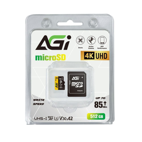 Карта памяти AGI 512GB microSD AGI512GGSTF138