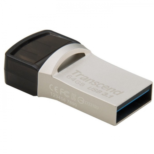Флеш-накопитель Transcend JetFlash 890S 128 Гб USB 3.0/ C (TS128GJF890S) фото 3