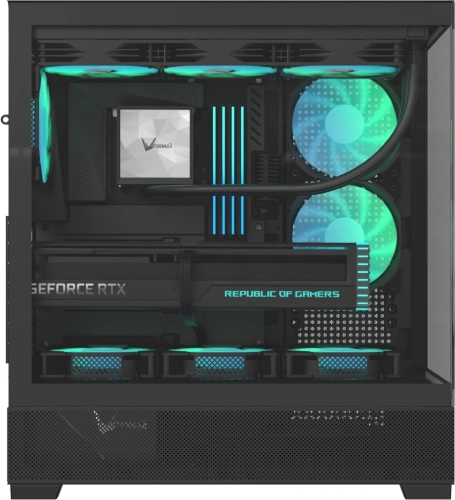 Корпус Formula Crystal Z2 черный без БП E-ATX 10x120mm 3x140mm 2xUSB2.0 1xUSB3.0 1xUSB3.1 audio bott PSU (CRYSTAL Z2 B) фото 4