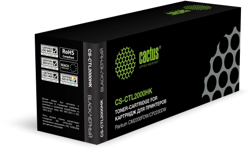 Картридж лазерный Cactus CS-CTL2000HK CTL2000HK черный (3500стр.) для Pantum CM2200FDW/CP2200DW с чипом