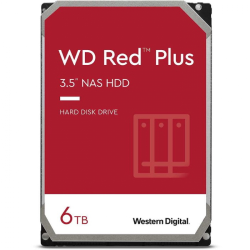 Жесткий диск HDD 6TB Western Digital NAS Red Plus 3.5
