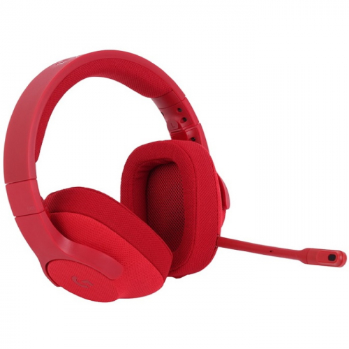 Гарнитура Logitech Gaming G433, Wired, Headset,от 20 Гц до 20000 Гц, Mini jack 3.5 mm, Retail - Fire red (981-000652) фото 3