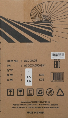 Корпус Accord ACC-XA05 черный без БП mATX 1x80mm 1x120mm 2xUSB2.0 1xUSB3.0 audio bott PSU фото 12