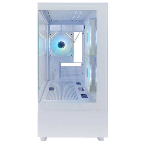 1STPLAYER MIKU Mi5 ARGB White / mATX / 3x120mm ARGB fans / Mi5-WH-2FC7R-W-1FC7-W фото 2