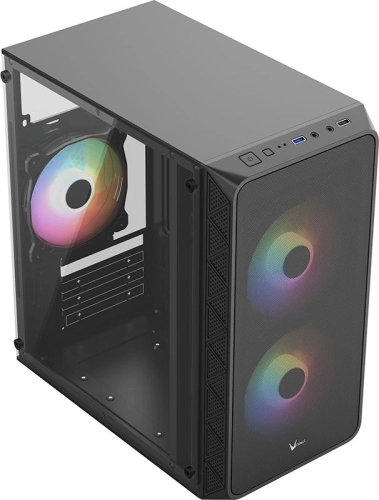 Корпус Formula Air Mesh G4 черный без БП mATX 1x120mm 1xUSB2.0 1xUSB3.0 audio (AIR MESH G4 B) фото 3
