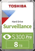 Жесткий диск Toshiba SATA-III 8TB MD10ADA800V Surveillance S300 Pro (7200rpm) 512Mb 3.5"