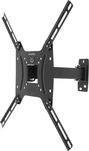 Кронштейн для ТВ KROMAX OPTIMA-403 black (max VESA 400x400 мм., настенный, наклонно-поворотный, max 25 кг) (28010)