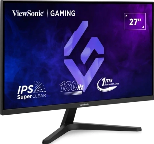 Монитор ViewSonic 27 Монитор ViewSonic 27 VX27G1-HD черный IPS LED 16:9 HDMI матовая 300cd 178гр/178гр 1920x1080 180Hz DP FHD 3.5кг фото 3