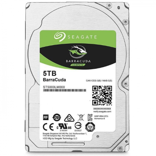 Жесткий диск Seagate Barracuda HDD 5TB 2.5