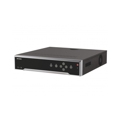 32-х канальный IP-видеорегистратор, Видеовход: 32 канала; аудиовход: двустороннее аудио 1 канал RCA; видеовыход: 1 VGA до 1080Р, 2 HDMI до 4К, 1 C (DS-7732NI-I4(B))