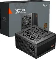 Блок питания PcCooler ATX 750W YK750H 80+ bronze (20+4pin) APFC 135mm fan 6xSATA RTL (P3-YK750H-B1HWBK1-EU)
