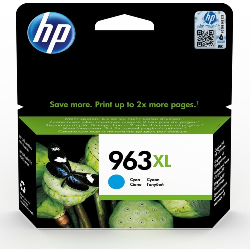 Картридж HP 963XL увеличенной ёмкости голубой / 1600 страниц (3JA27AE)