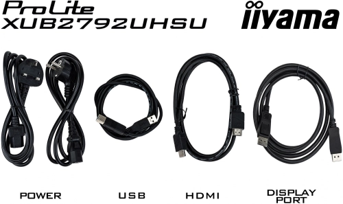Монитор Iiyama 27 XUB2792UHSU-B6 16:9 3840x2160(UHD 4K) IPS, 60 Hz, 350 cd/ m2, H178°/ V178°, 1300:1, 80M:1, 16.7M, 4ms, HDMI, DP, USB-Hub, Height adj, Pivot, Tilt, Swivel, Speakers, 3Y, Black (XUB2792UHSU-B6) фото 16