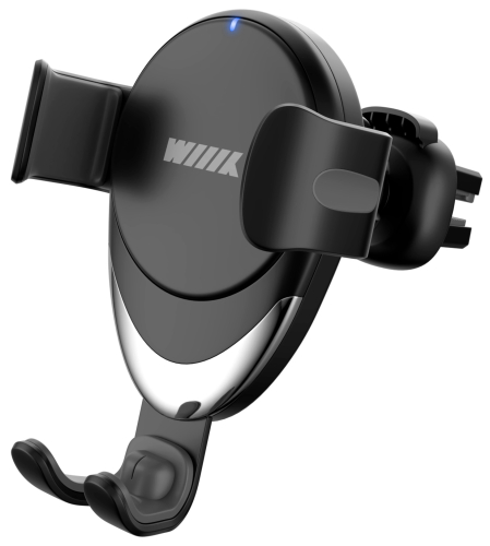 Держатель Wiiix CW-46V беспров.з/ у. черный для смартфонов