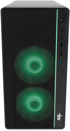 Компьютер IRU Tactio 310H6SEA MT (2195796) Компьютер IRU Tactio 310H6SEA MT i3 14100F (3.5) 16Gb SSD512Gb RTX3050 8Gb без ОС GbitEth 500W черный (RUS) (2195796) фото 3