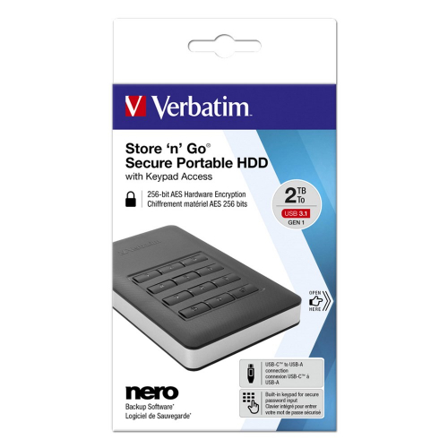 Внешний HDD Verbatim Store 'n' Go Secure 2 Тб (053403) фото 5