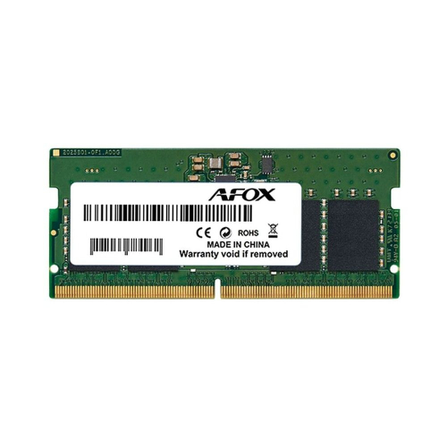 Модуль памяти Afox 32GB DDR5 5600Mhz SO-DIMM Single Channel Package (1x32GB) PC5-44800, 262- Pin, Non-ECC, Un-Buffered, CL46-46-46-90, 1.1V (AFSD532D6S2P)